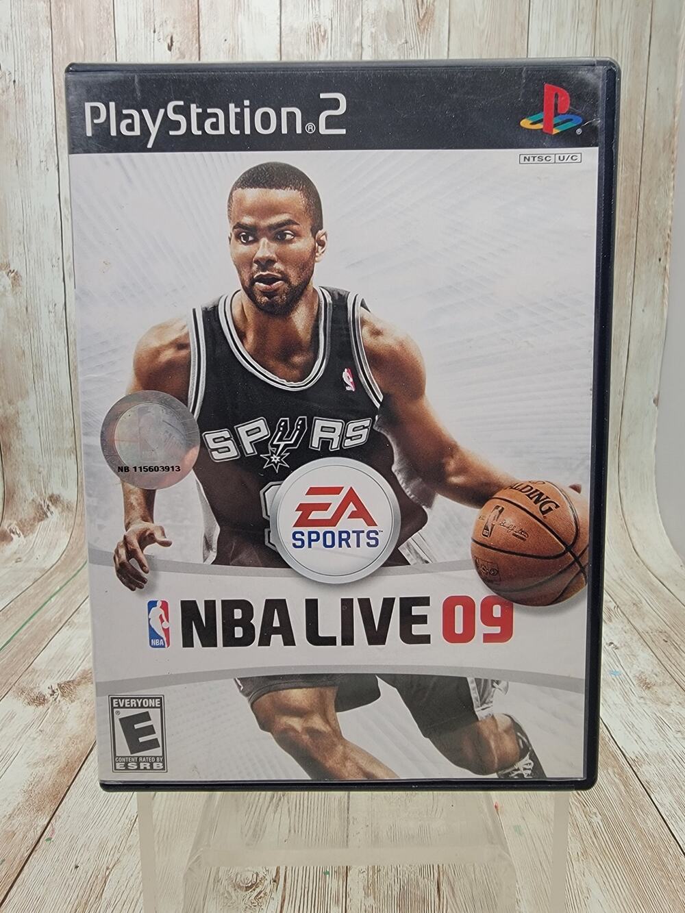NBA Live 09 PlayStation 2 PS2 Game CIB Basketball Tony Parker